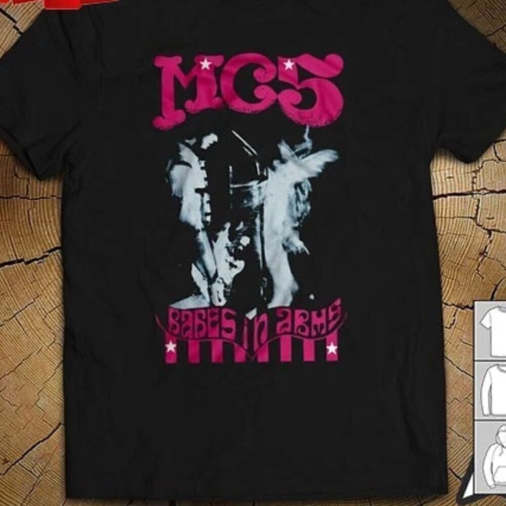 New MC5 band BABES IN ARMS Gift For Fans Unisex T Shirt .